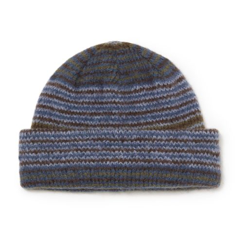 Polar Skate Co. George Beanie Blue Green Stripe