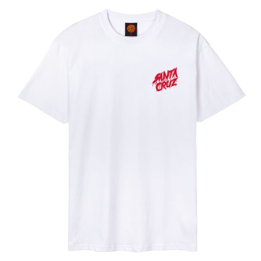 Santa Cruz Skateboards Meek Concrate Slasher T-Shirt White