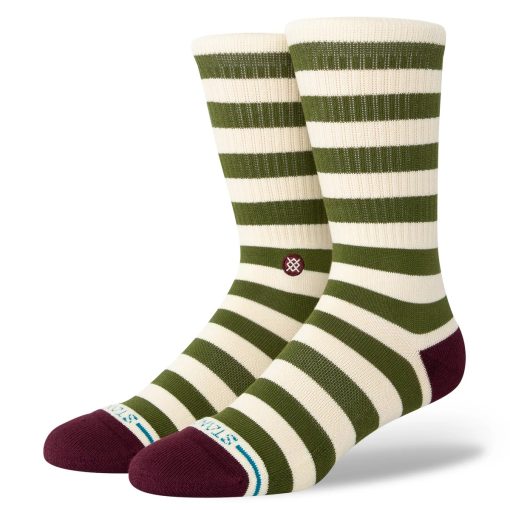 Stance Breton Crew Socks Green