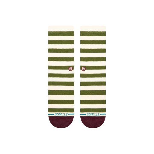 Stance Breton Crew Socks Green